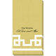 Gold Greek Key Caspari Guest Towels Image 4 of 4